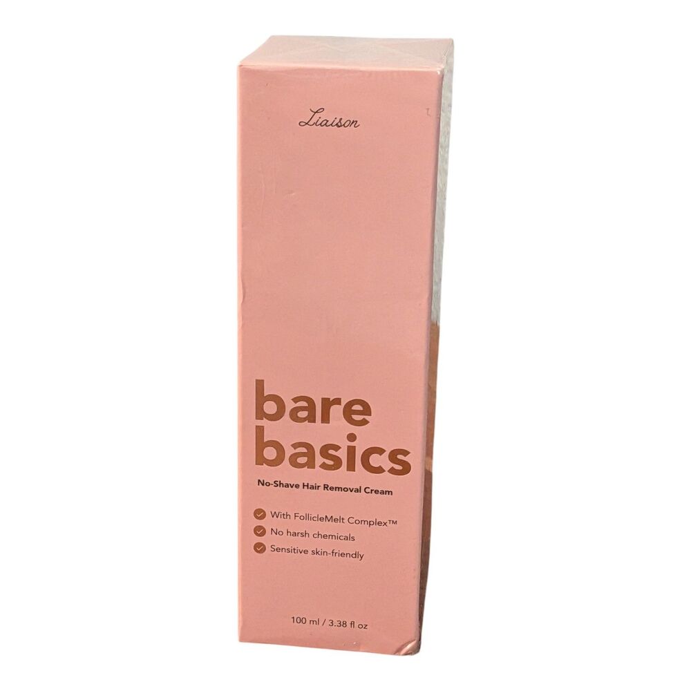 Liaison bare basics No-Shave Hair Removal Cream Aloe Vera 3.38 fl oz Pink Body